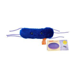 Giant Microbes Listeria Plush Bacteria Blue Stuffed Microbiology Science Gift